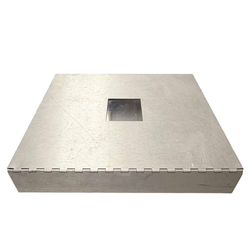 Pina Zangaro Aluminum Portfolio Presentation Case w/ Window Silver Industrial